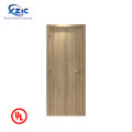 Eco-friendly soundproof gloss matte laminated mdf fire proof doors for commercial ul listed